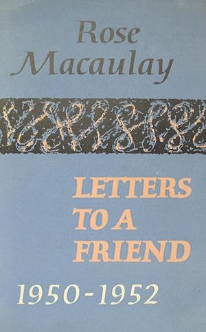 Imagen del vendedor de Letters to a friend 1950-1952/Letters to a friend 1952-1958/Letters to a Sisster a la venta por Antiquariaat Digitalis