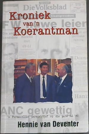 Seller image for Kroniek van 'n Koerantman for sale by Chapter 1