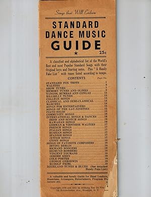 Standard Dance Music Guide; Songs That Will Endure