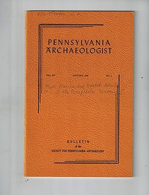 "Place Names and Related Activities of the Cornplanter Senecas " Serialized in Pennsylvania Archa...