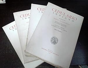 CEDULARIO INDIANO. I, II, III y IV. Completo