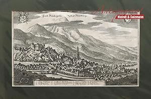 "Fürstl. Bambergische Statt Wolffsberg". Aus Matthäus Merian: Topographia Provinciarum Austriacarum.