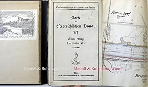 Karte der österreichischen Donau. (Sektion) VI: Wien - Berg, km 1935-1873. Maßstab 1 : 10.000.