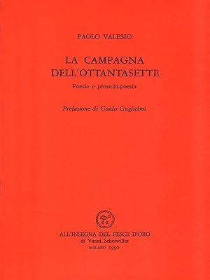 Seller image for La campagna dell'ottantasette for sale by Librodifaccia