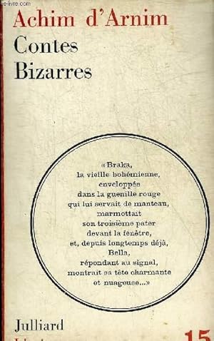 Seller image for CONTES BIZARRES - COLLECTION LITTERATURE N15. for sale by Le-Livre