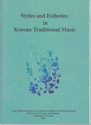 Seller image for Styles and Esthetics in Korean Traditional Music for sale by Elops e.V. Offene Hnde