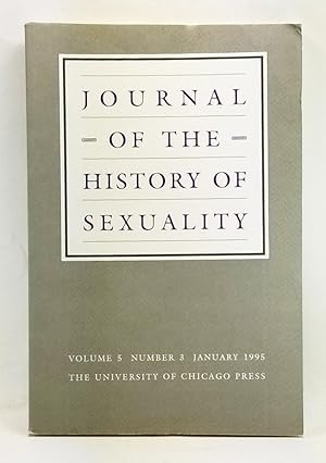 Immagine del venditore per Journal of the History of Sexuality, Volume 5, Number 3 (January 1995) venduto da Cat's Cradle Books