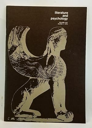 Image du vendeur pour Literature and Psychology, Volume 25, Number 1 (1975) mis en vente par Cat's Cradle Books