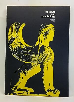 Bild des Verkufers fr Literature and Psychology, Volume 21, Number 1 (1971) zum Verkauf von Cat's Cradle Books