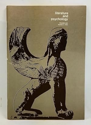 Image du vendeur pour Literature and Psychology, Volume 25, Number 4 (1975) mis en vente par Cat's Cradle Books