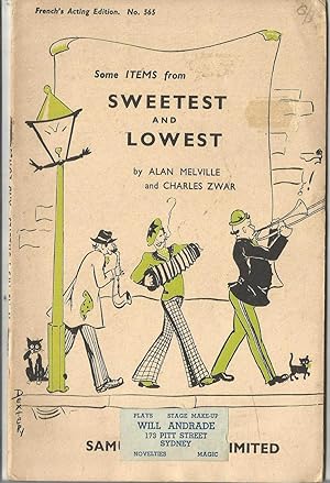 Image du vendeur pour Some items from Sweetest and Lowest. French's Acting Edition No. 565 mis en vente par Turn The Page Books