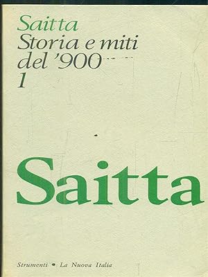 Bild des Verkufers fr Storia e miti del'900. Volume 1 zum Verkauf von Librodifaccia