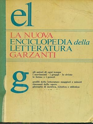 Bild des Verkufers fr La nuova enciclopedia della letteratura Garzanti. zum Verkauf von Librodifaccia