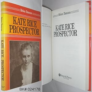 Imagen del vendedor de Kate Rice Prospector a la venta por Alex Simpson
