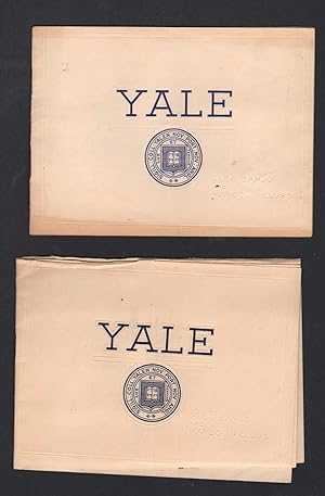 Collection of Programs and Ephemera from the Yale Glee, Banjo and Mandolin Clubs, all featuring C...