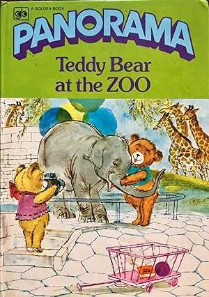 Bild des Verkufers fr Teddy bear at the zoo (A Golden book panorama) zum Verkauf von Epilonian Books