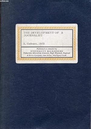 Imagen del vendedor de RICHARD HARDING DAVIS, THE DEVELOPMENT OF A JOURNALIST (Authorized facsimile of the Dissertation) a la venta por Le-Livre