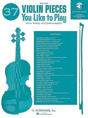 Bild des Verkufers fr 37 Violin Pieces You Like to Play Book/Online Audio [With 2 CDs and Booklet] zum Verkauf von AHA-BUCH GmbH