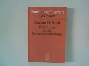 Seller image for Einfhrung in die Erwachsenenbildung. for sale by ANTIQUARIAT FRDEBUCH Inh.Michael Simon