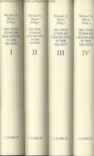 Deutsch-Jüdische Geschichte in der Neuzeit. Bde. I-IV cpl. Hrsg. im Auftrag des Leo Baeck Institu...