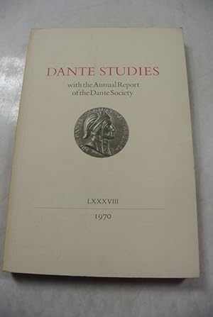 Bild des Verkufers fr Dante Studies with the Annual Report of the Dante Society. Vol. 88 (1970). zum Verkauf von Antiquariat Bookfarm