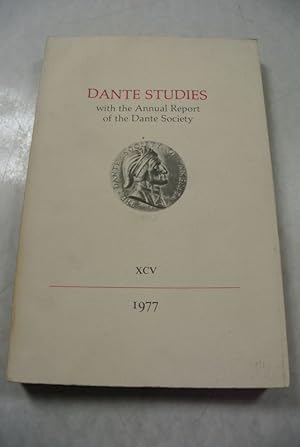 Bild des Verkufers fr Dante Studies with the Annual Report of the Dante Society. Vol. 95 (1977). zum Verkauf von Antiquariat Bookfarm