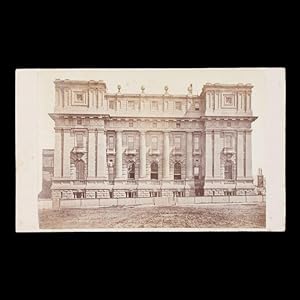Bild des Verkufers fr Library, Parliament House from gardens on corner of Albert and Spring Streets, Melbourne, late 1860s zum Verkauf von Douglas Stewart Fine Books