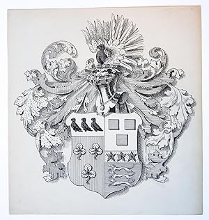 Wapenkaart/Coat of Arms Clement (Van der Poest).