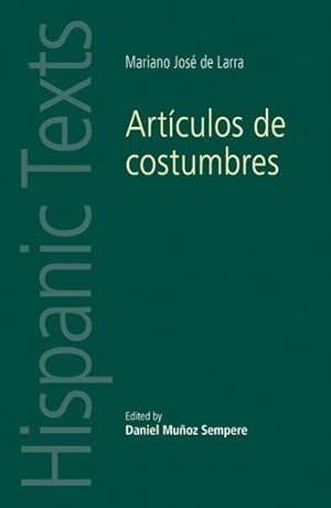 Seller image for Artculos De Costumbres for sale by GreatBookPrices