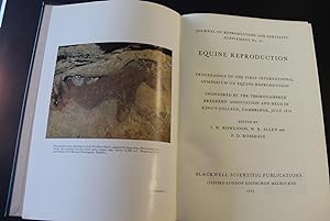 Imagen del vendedor de Equine Reproduction. Journal of Reproduction and Fertility Supplement No. 23. a la venta por Bristow & Garland