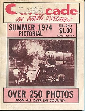 Cavalcade of Auto Racing-Summer 1974-250+ race pix-Nolan Swift-Ollie Silva-VG