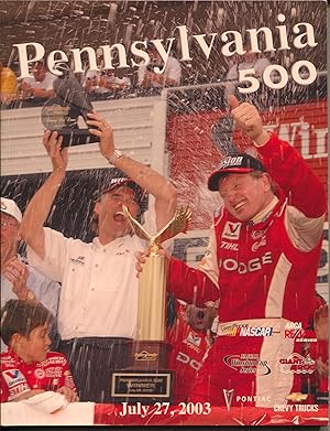 Image du vendeur pour Pocono Raceway NASCAR Auto Race Program 7/27/2003-Bill Elliott-race info-VF mis en vente par DTA Collectibles