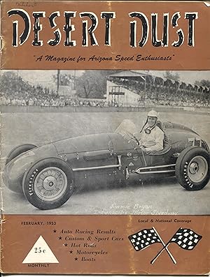 Desert Dust #1 2/1953-1st issue-AAA-NASCAR-local Arizona tracks-G