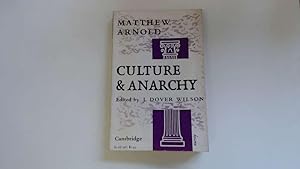 Immagine del venditore per Culture and Anarchy venduto da Goldstone Rare Books