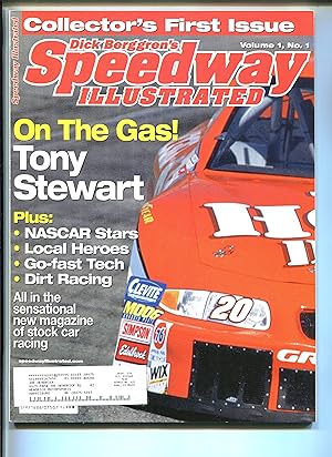 Dick Berggren's Speedway Illustrated #1 2000-PAPA JOE HENDRICK-TONY STEWART-fn