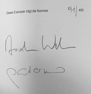 Romans Titten. - signiert, Erstausgabe, einmalige Auflage von 400 numerieten Exemplaren Offsetfar...