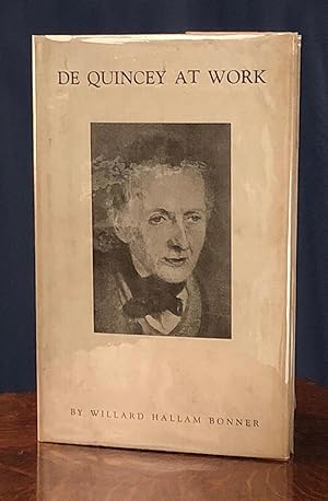 Seller image for De Quincey at Work for sale by Moroccobound Fine Books, IOBA