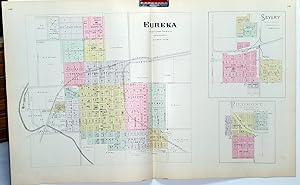 [Map] Eureka, Severy, & Piedmont, of Greenwood County, Kansas