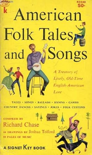 Seller image for AMERICAN FOLK TALES AND SONGS for sale by Le-Livre