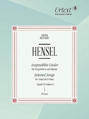 Bild des Verkufers fr Ausgewhlte Lieder, Gesang und Klavier. Bd.2 zum Verkauf von AHA-BUCH GmbH