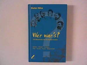 Bild des Verkufers fr Wer war's? : Rtselreime mit berhmten Leuten mit Zeichnungen des Verfassers. zum Verkauf von ANTIQUARIAT FRDEBUCH Inh.Michael Simon