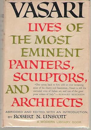 Immagine del venditore per The Lives Of The Most Eminent Painters, Sculptors, And Architects venduto da Dan Glaeser Books