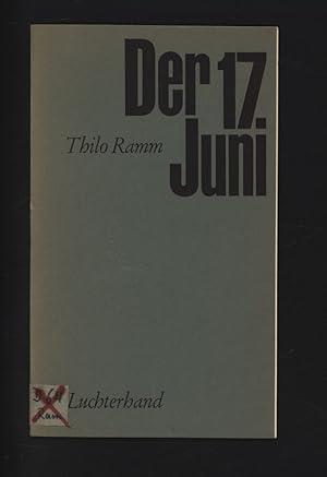 Bild des Verkufers fr Der 17. Juni Tag der deutschen Einheit. Ansprache im Rahmen des Hessischen Staatsaktes zum 17. Juni 1963. zum Verkauf von Antiquariat Bookfarm