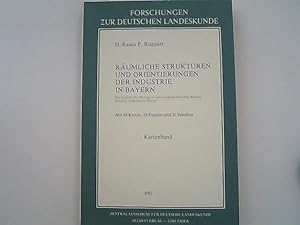 Bild des Verkufers fr Rumliche Strukturen und Orientierungen der Industrie in Bayern; Kartenband. zum Verkauf von Antiquariat Bookfarm