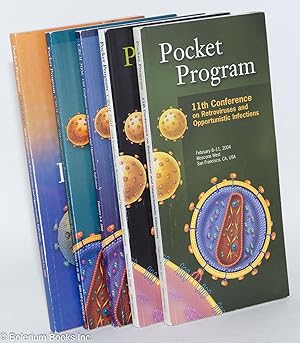 CROI Pocket Program [5 programs] 11th, 12th, 13th, 14th & 16th Conference on Retroviruses and Opp...