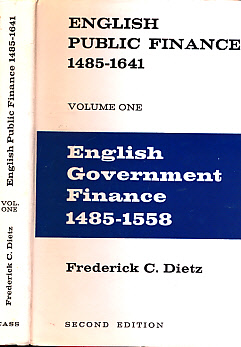 Imagen del vendedor de English Public Finance 1845 - 1641. Volume One a la venta por Barter Books Ltd