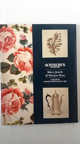 Silver, Jewels and Wemyss Ware Sotheby's Auction Catalogue London 28th August 1995