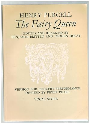 Seller image for The Fairy Queen - Vocal Score for sale by Andrew James Books