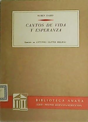 Bild des Verkufers fr Cantos de vida y esperanza. zum Verkauf von Librera y Editorial Renacimiento, S.A.