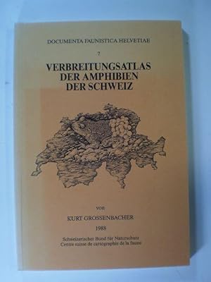 Seller image for Verbreitungsatlas der Amphibien der Schweiz for sale by Buchfink Das fahrende Antiquariat